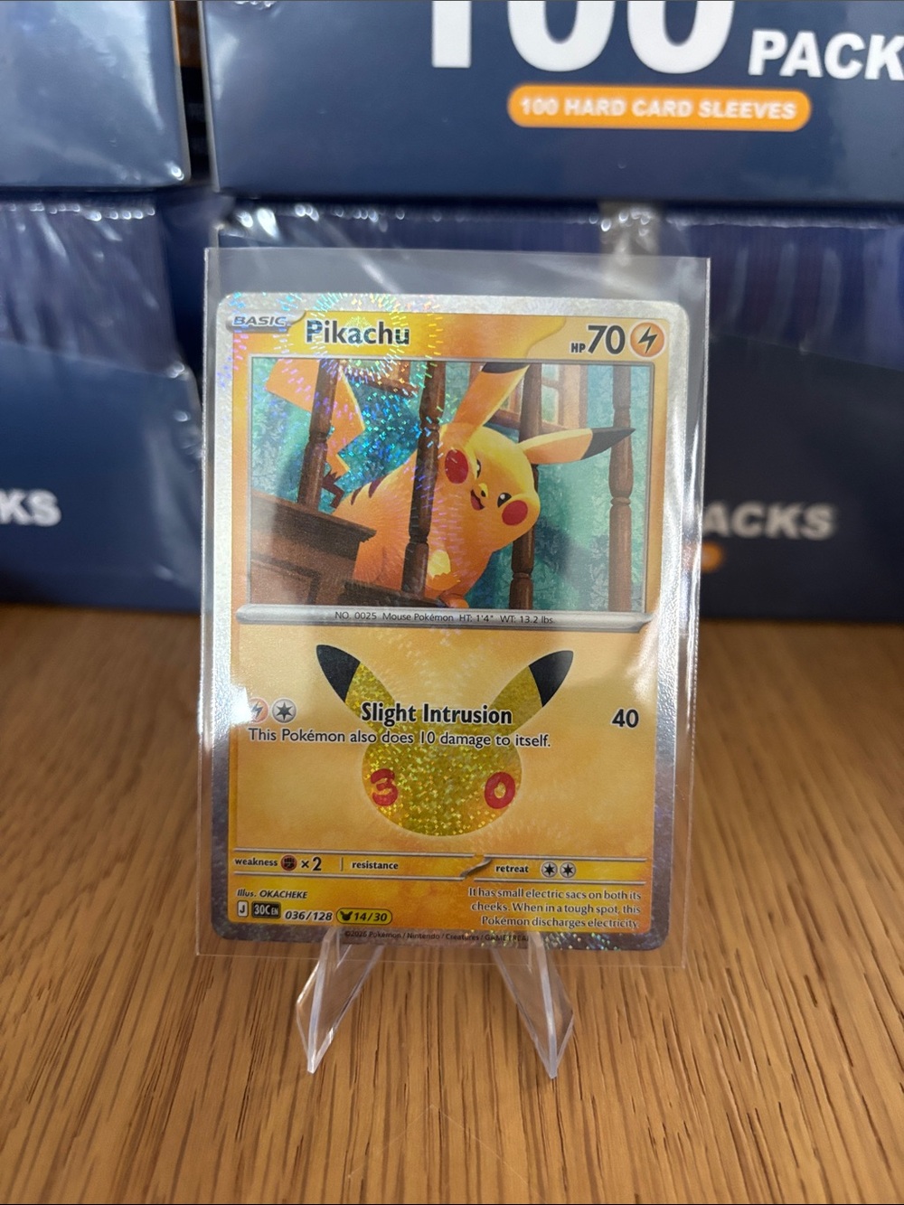 Pikachu #14 30th Celebrations Set card 036/128